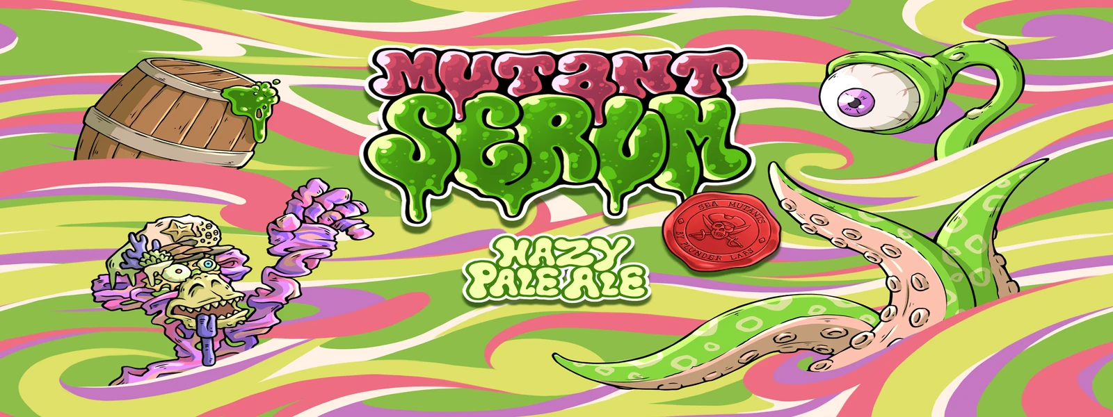 Mutant Serum Hazy Pale Ale, by Plunder Labs