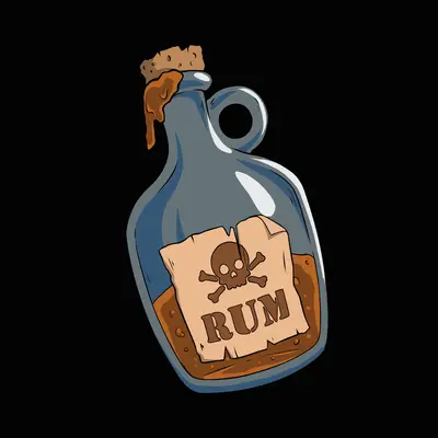 Rum Bottle